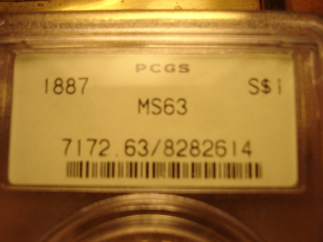 1887-P--Morgan-Dollar--PCGS-63.-VAM-14-A--Not-On-Label